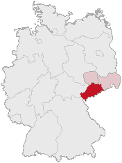 Archivo:Lage des Regierungsbezirkes Chemnitz in Deutschland