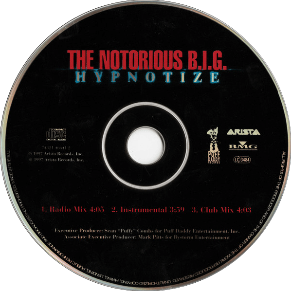Hypnotize by The Notorious B.I.G. (CD single) (UK-1997)