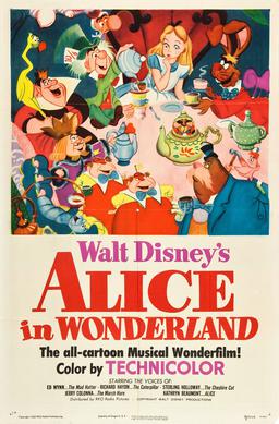Archivo:Alice in Wonderland (1951 film) poster
