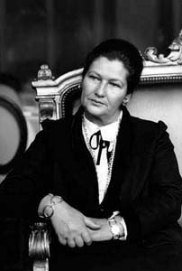 Archivo:Simone Veil (1993) by Erling Mandelmann