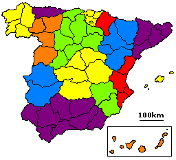 Archivo:Spain - Territorial division of 1822