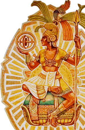 Archivo:Detail of Queen Califia in the "California's Name" mural (Lucile Lloyd, 1937) (cropped)