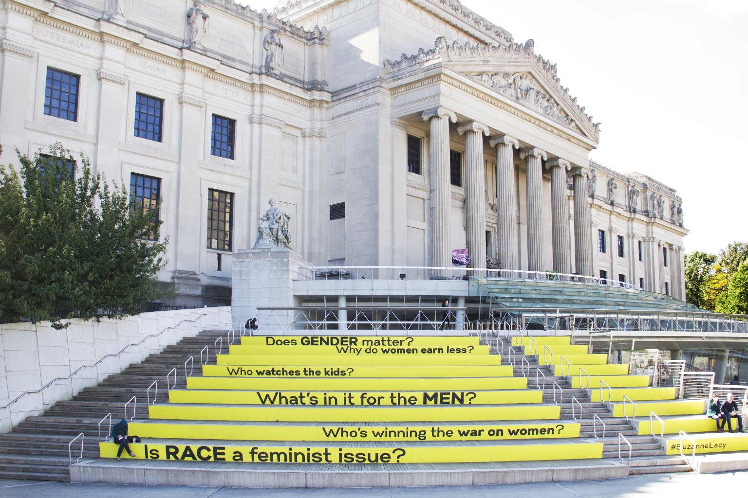 Between the Door and the Street, Suzanne Lacy, Installation at the Brooklyn Museum.jpg