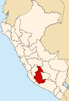 Location of Ayacucho Region.png