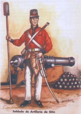 Archivo:Soldado de artilleria paraguayo