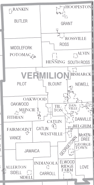 Archivo:Map of Vermilion County Illinois