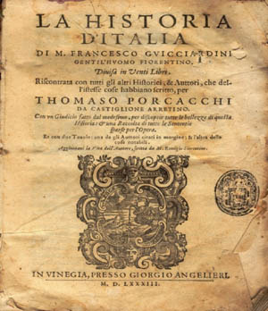 Archivo:Guicciardini M Francesco La Historia dItalia