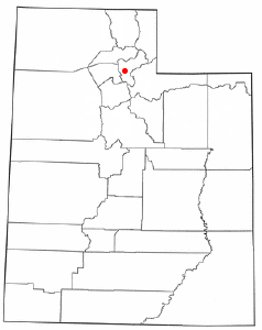 Localización de Morgan, Utah