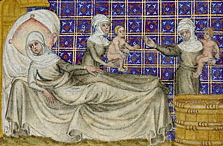 Archivo:Master of Jean de Mandeville The Birth of Esau and Jacob