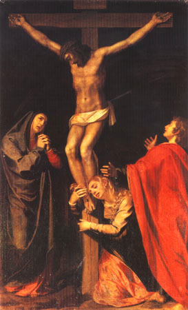 Archivo:S Pulzone Crucifixión Santa Maria in Valicella Roma