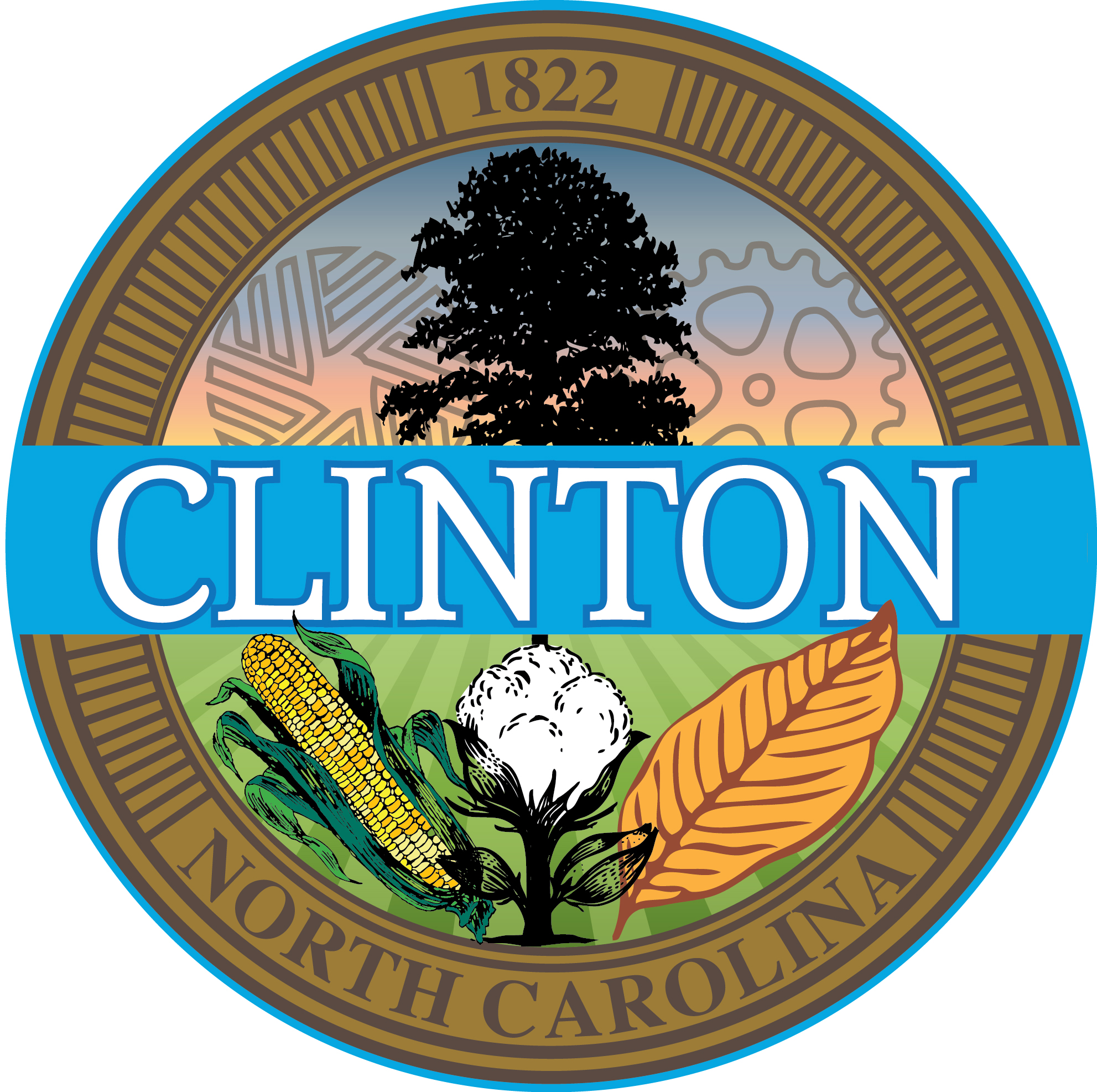 Archivo Seal of Clinton, North Carolina