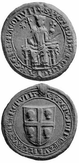 Archivo:Creu-Alcoraz-1280-Butlla-Plom-Pere-III-Aragó-El-Gran