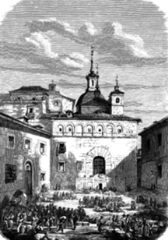 Archivo:Plaza de la Paja Madrid 1860