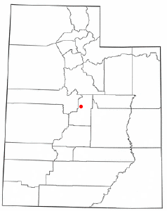 Localización de Wales, Utah