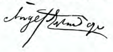 Firma de Angel Estrada hijo
