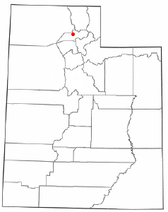 Localización de North Ogden, Utah