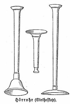 Archivo:Hörrohr Stethoskop Meyers 1890