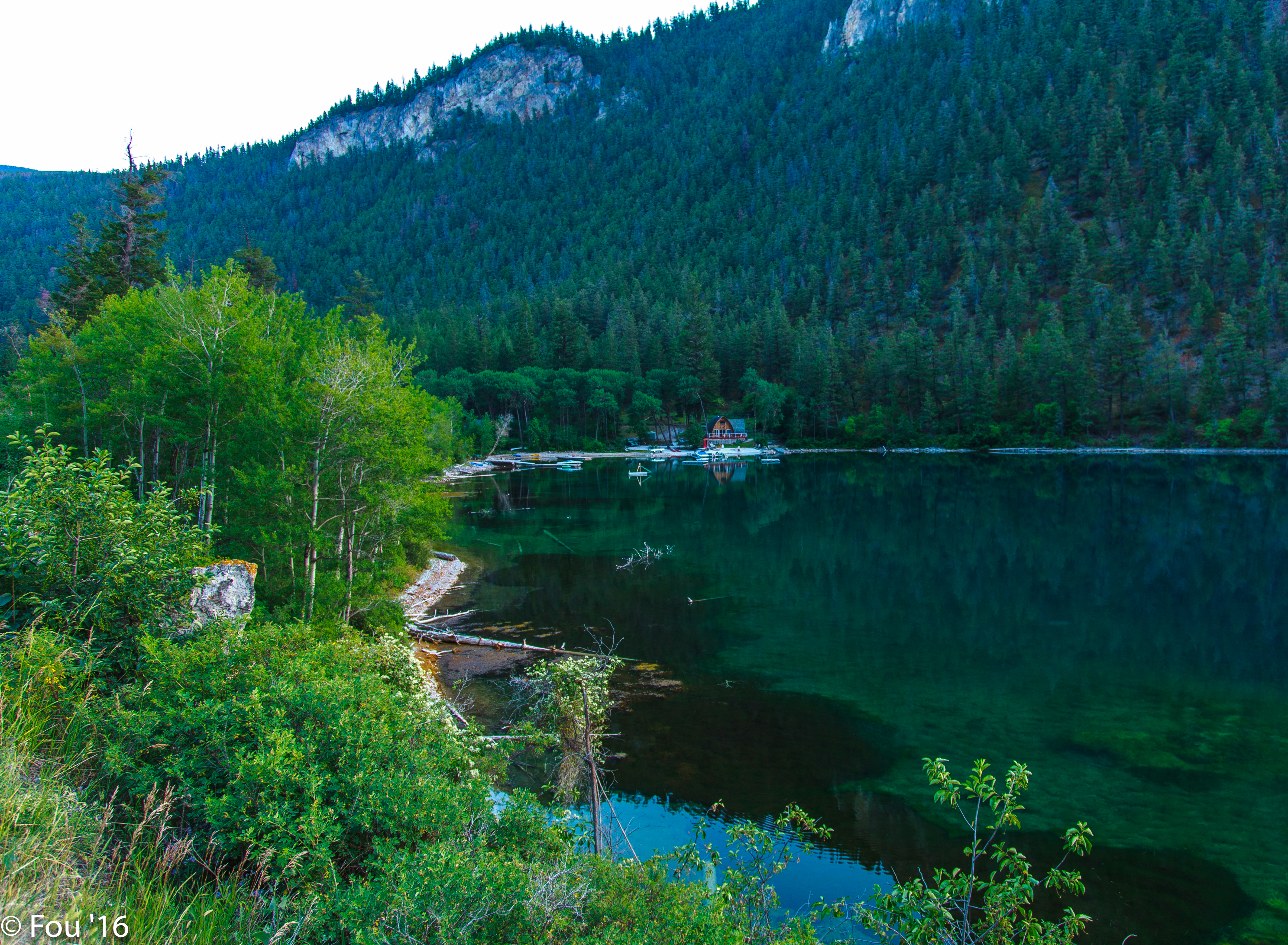 A short hike on Blackcomb Mtn, as a day trip from Kamloops via Duffy Lake road - after sundown in Marble Canyon Prov. Park on Hwy 99 - (28688528632).jpg