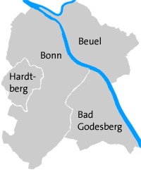 Archivo:Bonn Stadtbezirke