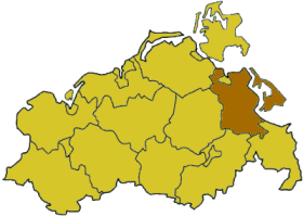 Lago del distrito Pomerania Oriental