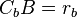  C_bB=r_b