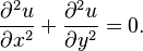  \frac{\partial^2 u}{\partial x^2} + \frac{\partial^2 u}{\partial y^2} = 0. 