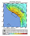 2001 2001 southern Peru earthquake intesity map