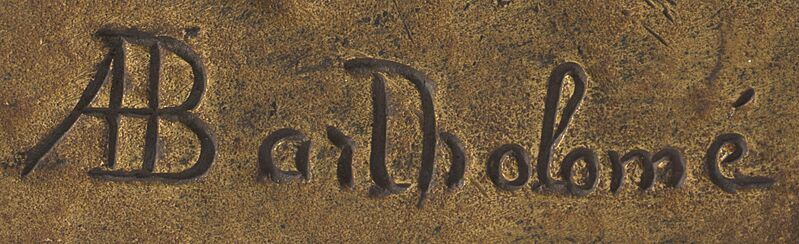 Albert Bartholomé signature 1899 (cropped)