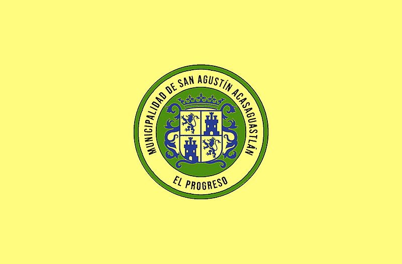 Bandera de San Agustín Acasaguastlán