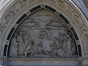 Archivo:Basílica de la Santa Cruz, fachada, Florencia, Italia, 2019 09