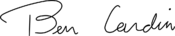 Ben Cardin signature.svg