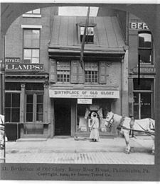 Archivo:Birthplace of Old Glory Betsy Ross House Philadelphia Pa 1903
