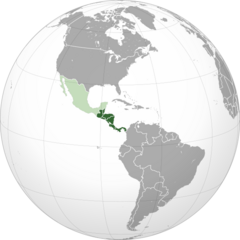 Central America (configurable orthographic projection).svg