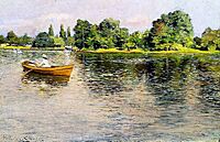 Chase William Merritt Summertime (pulling for shore) c1886