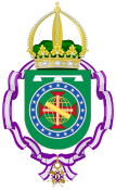 Coat of Arms of Isabel, Princess Imperial of Brazil (Order of Maria Luisa).svg