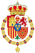 Coat of Arms used by the supporters of the Carlist Claimants to the Spanish Throne (adopted c.1890).svg