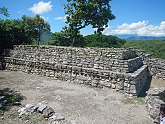 Edificio de Los Clavos, zona arqueológica de La Organera-Xochipala, Guerrero