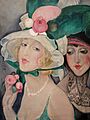 Gerda Wegener - Deux cocottes avec des chapeaux