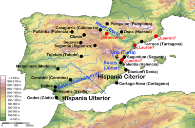 Archivo:Hispania during Sertorian War es