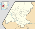 Huehuetenango department location map
