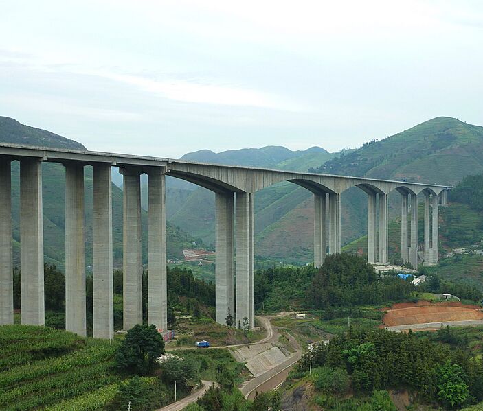 Hutiaohe Bridge, Guizhou, China-1