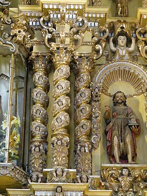 Archivo:Interior del Templo de San Francisco Acatepec 18