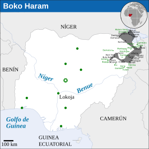 Archivo:Islamist insurgency in Nigeria-es
