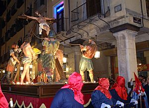 Archivo:La Elevación de la Cruz (Francisco del Rincón, 1604)