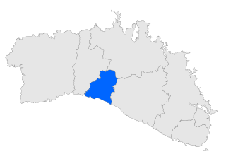Localització des Migjorn Gran respecte de Menorca.svg
