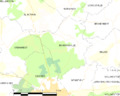 Map commune FR insee code 62165