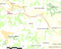 Map commune FR insee code 64112