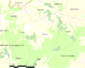 Map commune FR insee code 89329
