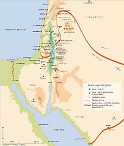 Archivo:Nabatean Kingdom map