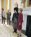Nancy Reagan with Cher
